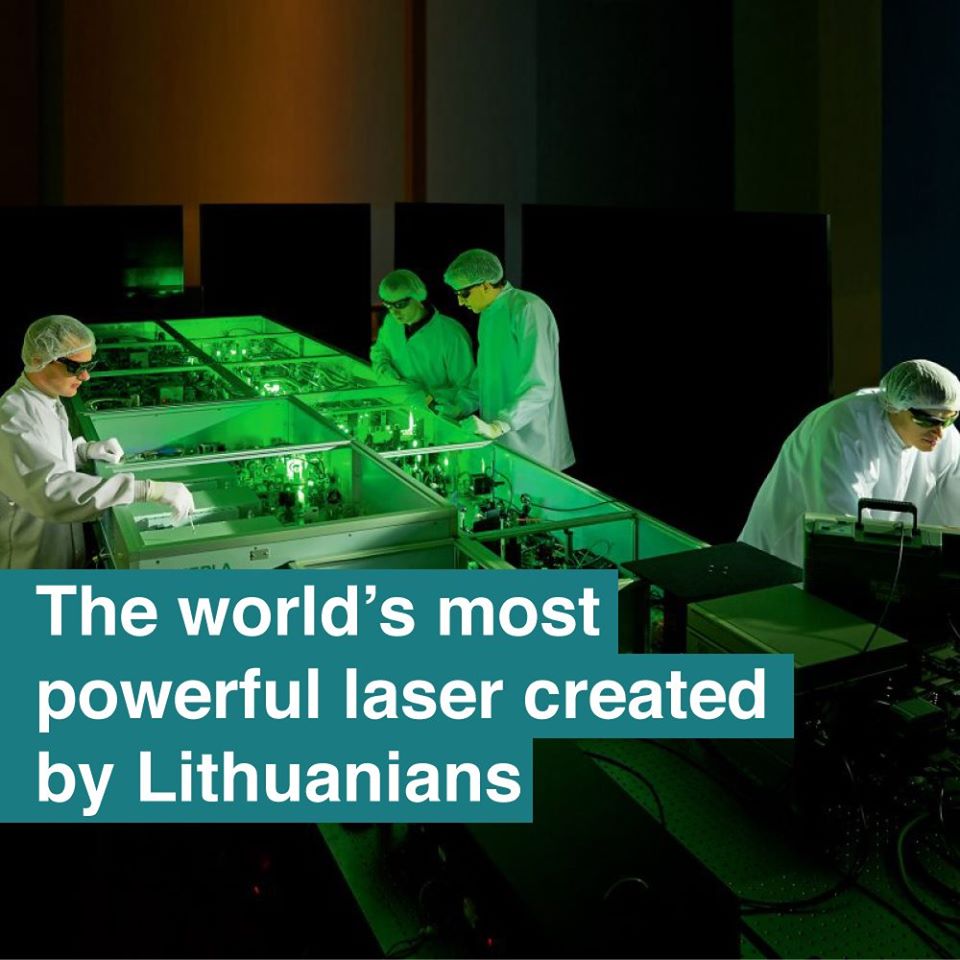 LTembassyUS's tweet photo. #DYK that the world‘s most powerful laser is being created by Lithuanians, who form a significant part of the team of researchers and companies working on this project.
#Lithuania #laser #Ekspla #LightConversion #hightech
https://t.co/8eMBQgZz0z https://t.co/LEkvr9bKy0