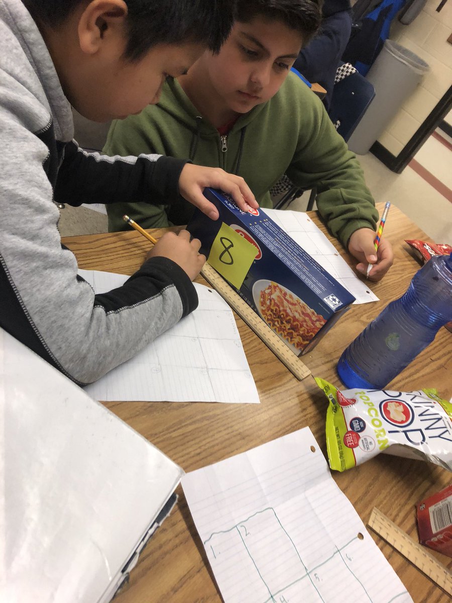 PamRountree's tweet photo. Finding Volume if real world objects! #Frey5thGrade #findingvolume @WilliamHDryden @CobbMathDept #realworldmath https://t.co/bSEDqvCCrE