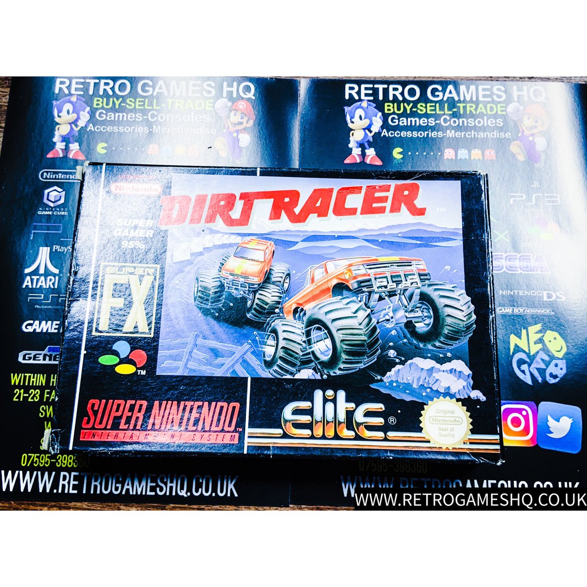 RetroGames_HQ's tweet photo. New in today and I can honestly say Iโve never seen this game before ๐ณ #retrogameshq_swindon #videogames #retrogamingcommunity #retrogaminglife #retrogamingcollection #retrogamingdaily #retrogaminguk #retrogamingnerd #retrogamingshops #nintendo #dirtracer #snes #fxchip https://t.co/prqyfuFoG4