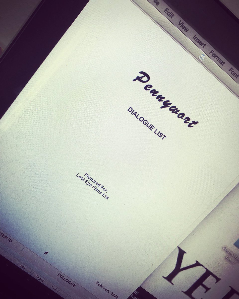 Nearly there, Pennywort! #comingsoon #dialogue #pennywort #film #director <a href="/R4tuneDirector/">Rebekah Fortune</a> #producer <a href="/ClarePearceFilm/">Clare Pearce</a> #seahorsefilms and <a href="/LostEyeFilmsLtd/">Lost Eye Entertainment Ltd</a> with support from <a href="/bfinetwork/">BFI NETWORK</a> with national lottery funding <a href="/TNLUK/">The National Lottery</a> <a href="/generafilms/">Genera Films</a> #midlands #ukfilm #ukfilmmakers 🎥