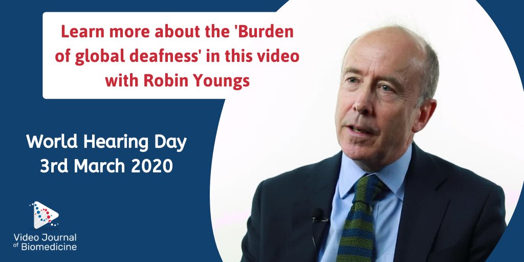 Our latest video sees Robin Youngs discuss the global impact of deafness. See Robin discuss this important topic at bit.ly/397QtPG #expertperspective #vjbm 
 #HearingLoss #WorldHearingDay @ENTUKGlobal @BrinosCharity @LSHTM