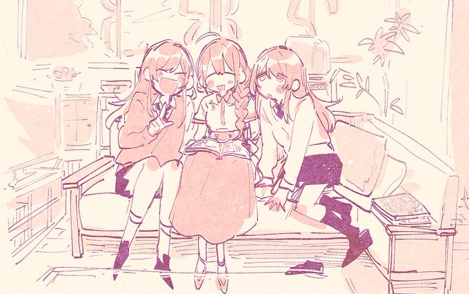 3人でアルストロメリア 
