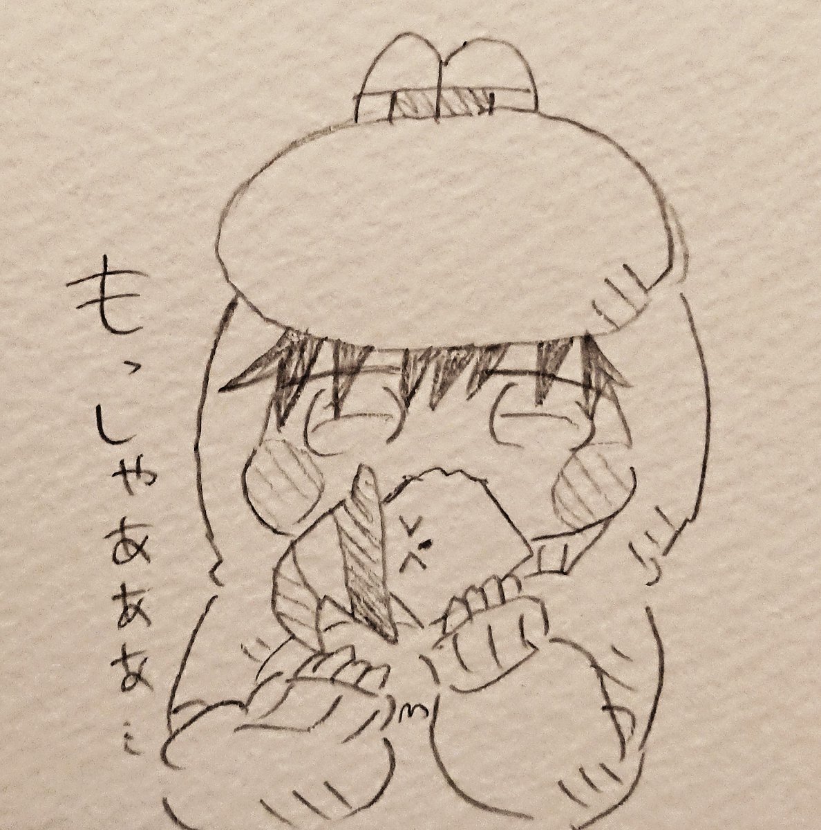 菱餅みどりくんおばけを食べるみどりくん(サブタイ)
#緑色さんご自由にどうぞ 