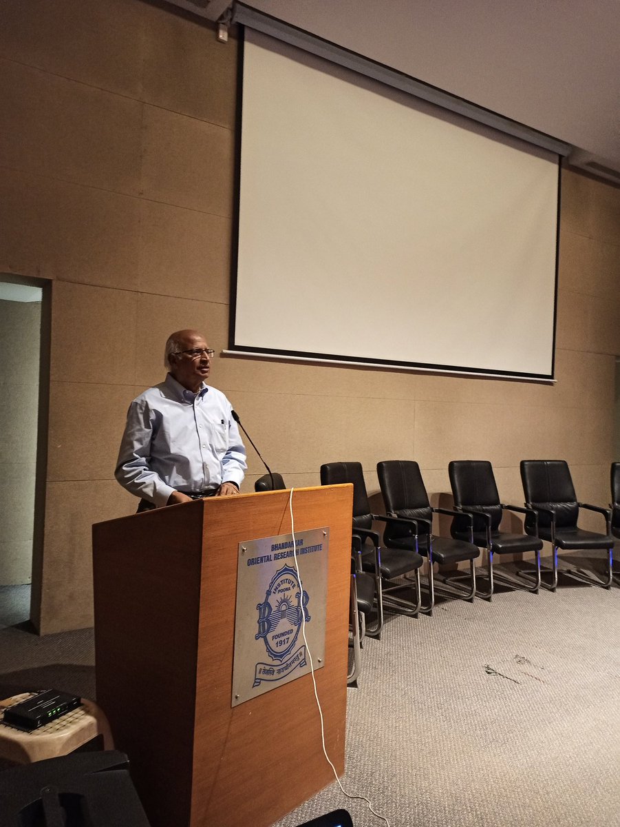 Sahapedia's tweet photo. #SahaLive | Mr. S. Ramadorai, President Sahapedia, addresses the audience. #PuneCulturalMapping #Pune #InPune #India #IncredibleIndia @TataTech_News @MapmyIndia https://t.co/sVwcXdh1CO