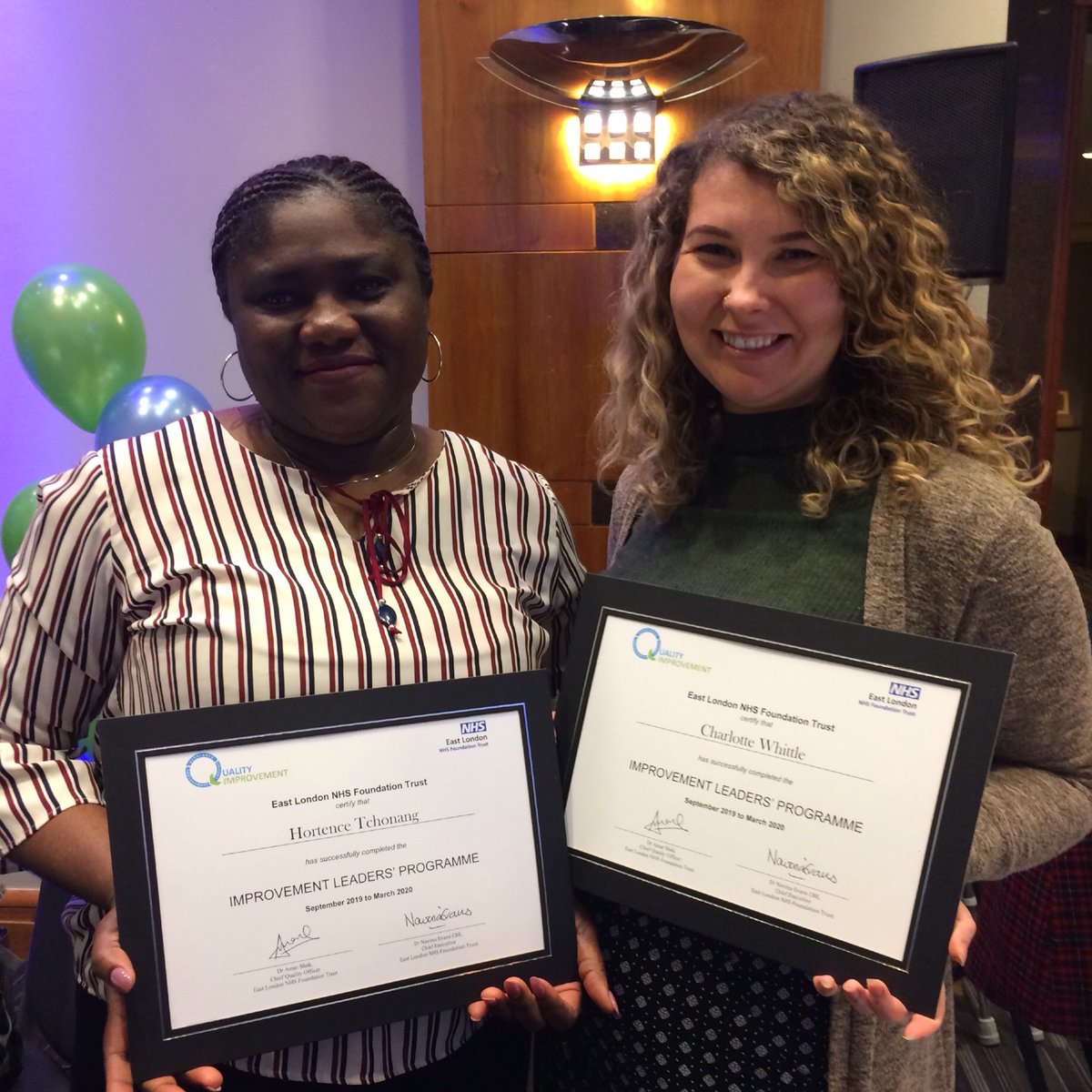 FlipTriangle's tweet image. Congratulations to two of the Shoreditch team for completing their @ELFT_QI leaders training 🥳🎉 #flipthetriangle #ilpwave9 #QI #graduation