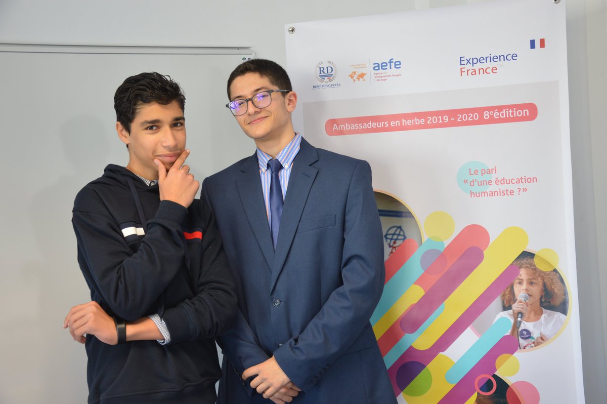 pmftunis's tweet image. [#AEH2020] Bravo à Mohsen et Youssef de #pmftunis qui feront partie de la délégation Tunisie 🇹🇳 lors de la finale Zone Maghreb-Est Maroc organisée le 18/03 par l'@lycee_flaubert et l'@CarthageEcole.
Les photos de la finale Pays : bit.ly/2wnmZyU
@aefeinfo @FranceTn
