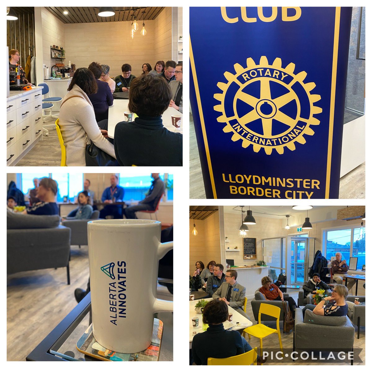 JohnstonKH's tweet photo. It’s a beautiful morning as ⁦@startuplloyd⁩ hosts the ⁦@LloydTuesRotary⁩ club. Great networking and info sharing! ⁦@ABInnovates⁩ representing and participating!! #community #innovation #leadership #entrepreneurship #business https://t.co/VTy2wXARzU