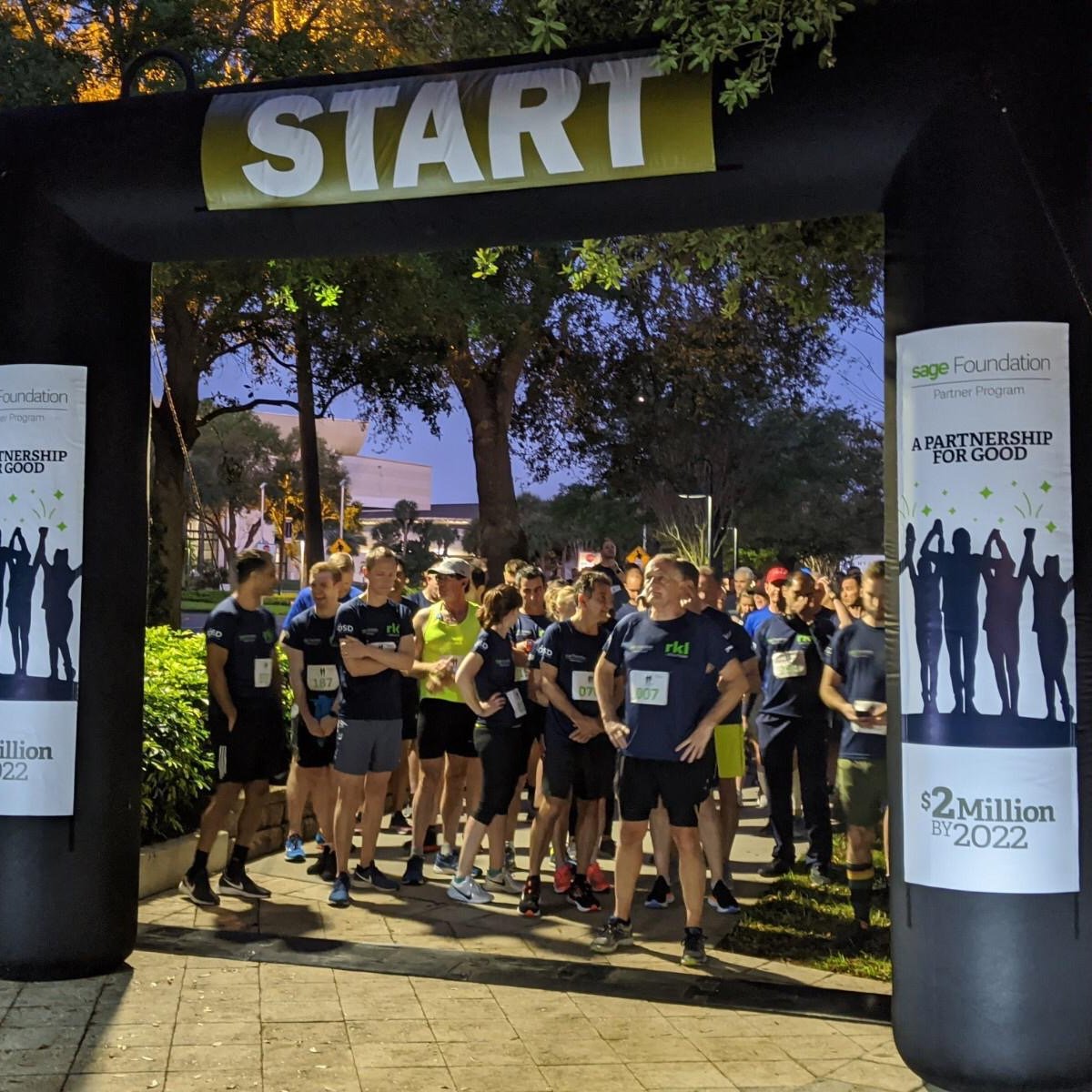 sabbygill7's tweet photo. Fantastic experience taking part in the @sagefoundation 5K Fun Run alongside colleagues and #SagePartners on day two of the #SagePartnerSummit 🏅 All donations will be given to @soldiersangels https://t.co/YbrGJUFSoF
