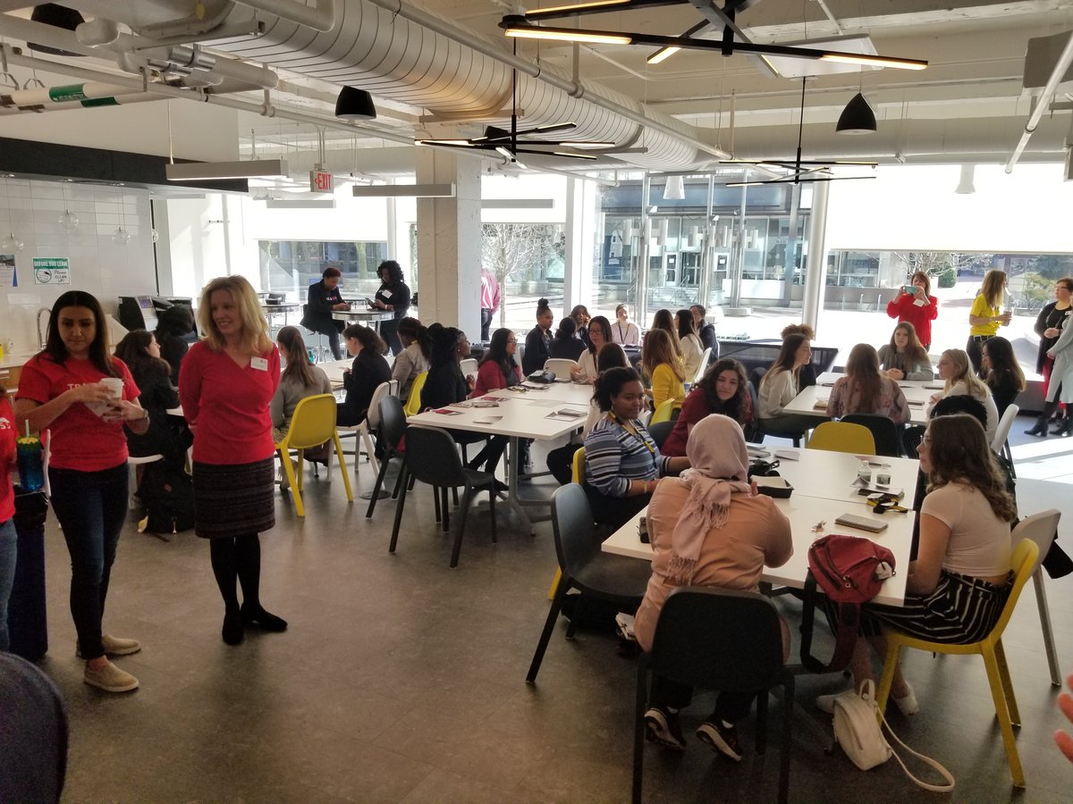 CTEwhps's tweet photo. @ConardCHS #CTE students are wearing @GoRedForWomen at a @BLACKANDDECKER #stem workshop with @American_Heart. Thank you to everyone who helped make this great opportunity happen for our students! @EducateCT https://t.co/1PWv7ddfKY