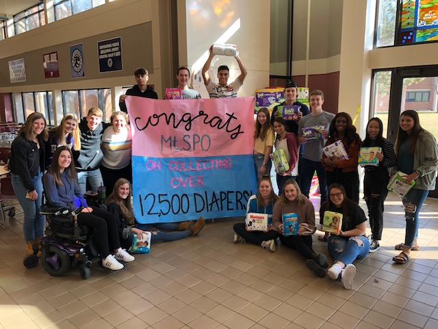 MtSpokaneHS's tweet photo. Diaper Drive 2020 was a HUGE success!
Thank you, Senior Class Council and ASB, for your hard work to make this happen!
We ALL benefit! Great job, 'Cats!
#CaringCats π§·β€οΈπ
#GoCats πΎ https://t.co/abIScKMTvg