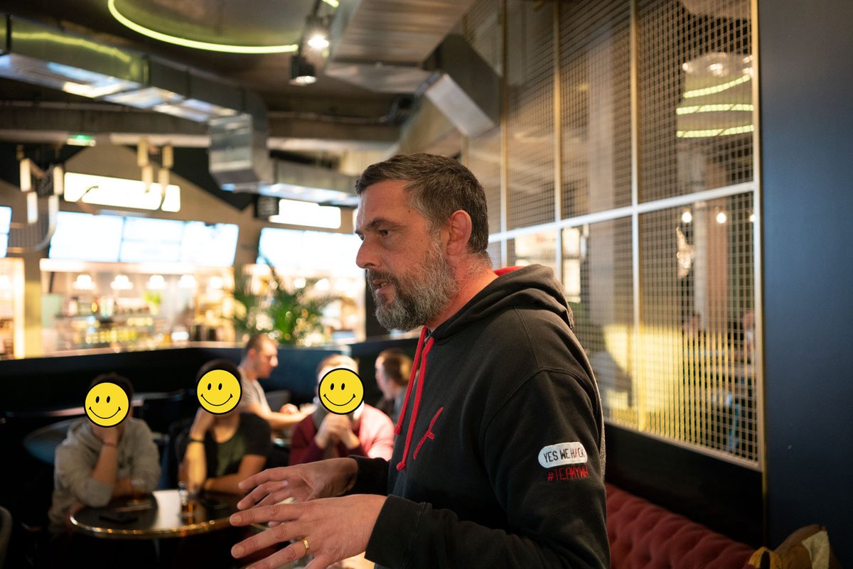 yeswehack's tweet photo. Yesterday, we hosted the first #TipsnDrinks in Rennes, France.
Thank you all for taking the stage and sharing your delicious #BugBounty Tips.
Stay tuned for more
https://t.co/iJFqo6xdGY
Next #TipsnDrinks in geneva on March 18 2020
https://t.co/LDDLnl4CJc
#WeRHackers Join! https://t.co/aSsZwvKisF