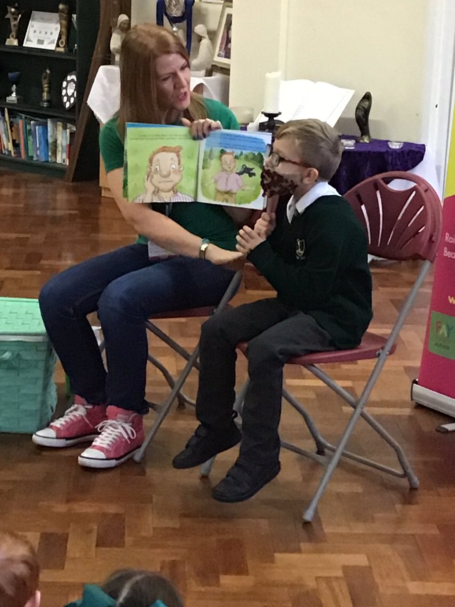 sjvblackpool's tweet photo. Fay Evans, an author came to school today. She read a very exciting story and we were able to join in. #SJVClassRM #Reading https://t.co/ruR88Il6lh