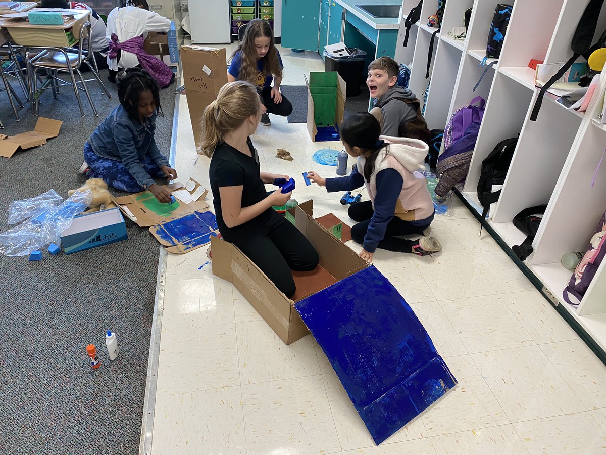 We are in creating dioramas of an ideal habitat for the Black Footed Ferret in Ingenuity Innovators. <a href="/PowellesPLAY/">Powell Elementary</a>