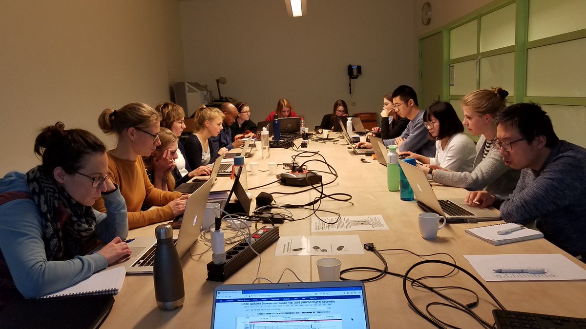 UCSC Genome Browser (@genomebrowser) on Twitter photo Busy at work Day Two of Genome Browser workshop.  Radboud university medical center, Netherlands. <a href="/radboudumc/">Radboudumc</a> Busy at work Day Two of Genome Browser workshop.  Radboud university medical center, Netherlands. <a href="/radboudumc/">Radboudumc</a>