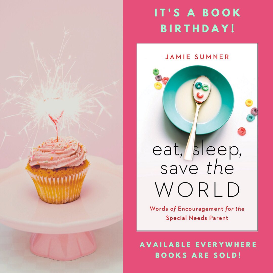 Jamie Sumner (@jamiesumner_) on Twitter photo EAT, SLEEP, SAVE THE WORLD is finally here! To celebrate, I’m giving away two signed copies! <a href="/BHpub/">B&H Publishing</a> #eatsleepsavetheworld #giveaway
To enter:
1. Tag a parent or teacher (as many as you like) of a special needs kiddo!
2. Follow me and retweet!
Winners announced 3/6. U.S. only. EAT, SLEEP, SAVE THE WORLD is finally here! To celebrate, I’m giving away two signed copies! <a href="/BHpub/">B&H Publishing</a> #eatsleepsavetheworld #giveaway
To enter:
1. Tag a parent or teacher (as many as you like) of a special needs kiddo!
2. Follow me and retweet!
Winners announced 3/6. U.S. only.