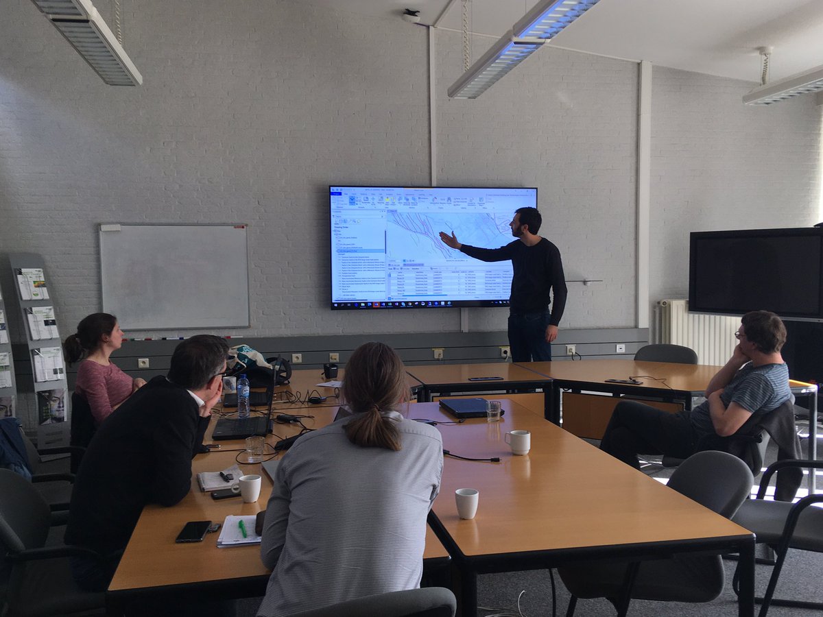 Connect3dGeo's tweet photo. Today our Flemish and Dutch partners got together at @VITObelgium to talk all things faults for the #StructuralFramework of the northern Roer-to-Rhine #R2R area #GeologistsAtWork https://t.co/uNHvlCCWb1