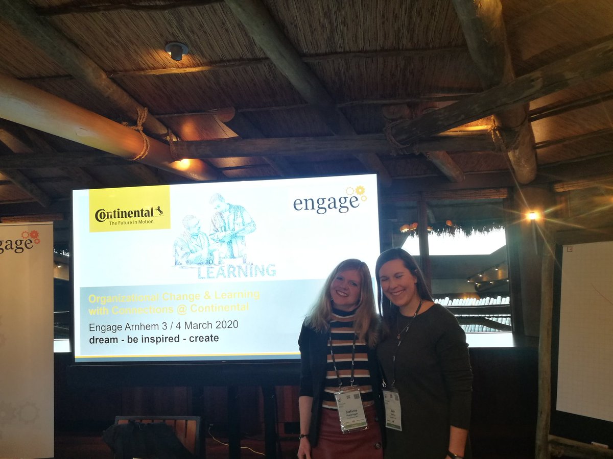 easterlakes's tweet photo. @StefaniePreisl and @Lara39591380 presenting org change &amp; learning with  @HCLConnections at @Continental @HCLDigital #engageug https://t.co/ZPTyEMd7dR
