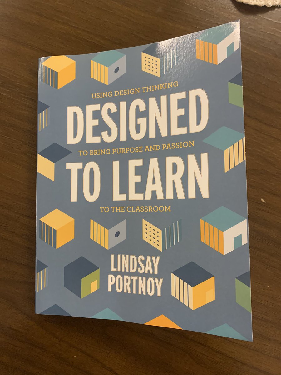 hanadi_jardaly's tweet photo. Traditional model of education often focus on a single correct answer,so inviting students to ask questions and generate potential answers that may not be immediately “correct”may take time.
Here’s a book to learn about design thinking &amp;change the mindset of traditional teachers! https://t.co/LB4LVYC52J