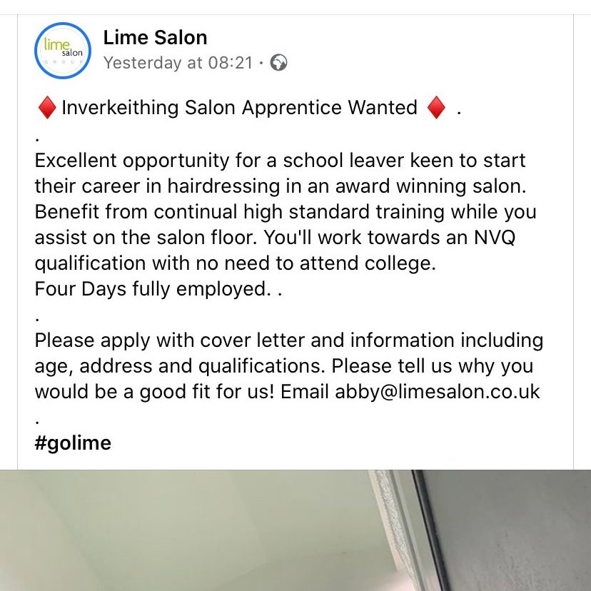 DYWIHS's tweet photo. Could this be the right opportunity for you? @IHSupdates 💇‍♀️💇💇‍♂️ #golime https://t.co/lyWXsCAXUs