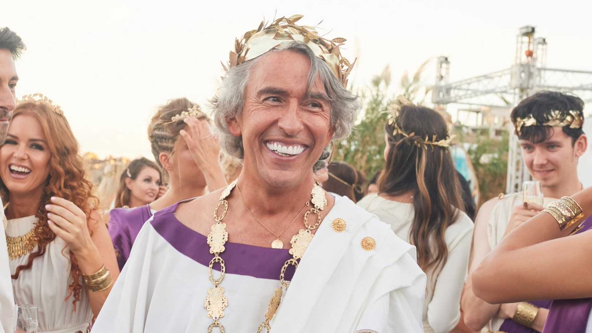 EmbassyCinema's tweet photo. A self-made British billionaire (Steve Coogan) tries to improve his tarnished image in #Greed. Directed Michael Winterbottom, #GreedMovie opens Friday! https://t.co/OT6stTiAcp https://t.co/8WcP6TsFBh