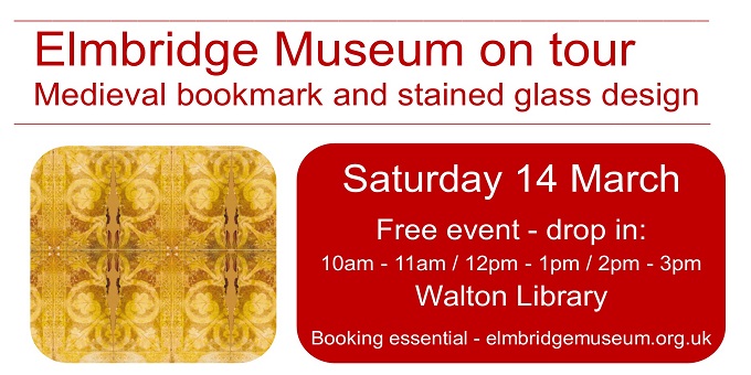 #ElmbridgeMuseum is inviting families to their next history crafts event about medicine &amp; stained-glass making in the Middle-Ages <a href="/WaltonLibrary/">Walton Library</a> Sat 14 March. Free event. Book your space now ow.ly/uwWd50yA5TT