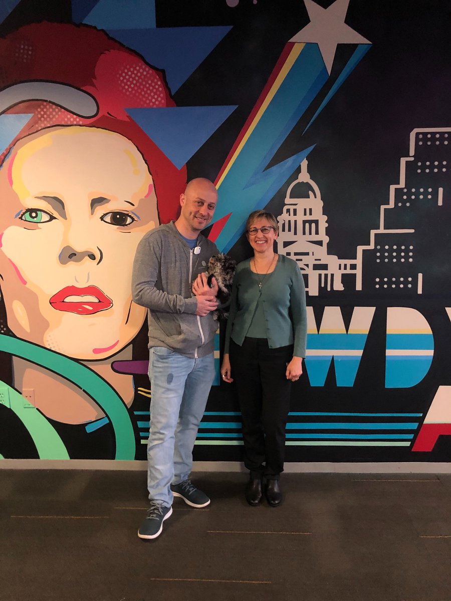 Yesterday <a href="/eveblossom/">eveblossom</a> came to <a href="/CapitalFactory/">Capital Factory ⚙️</a>, she talked with our Investor Relations team and met with <a href="/JoshuaBaer/">Joshua Baer ⚙️</a> &amp; Stormi!