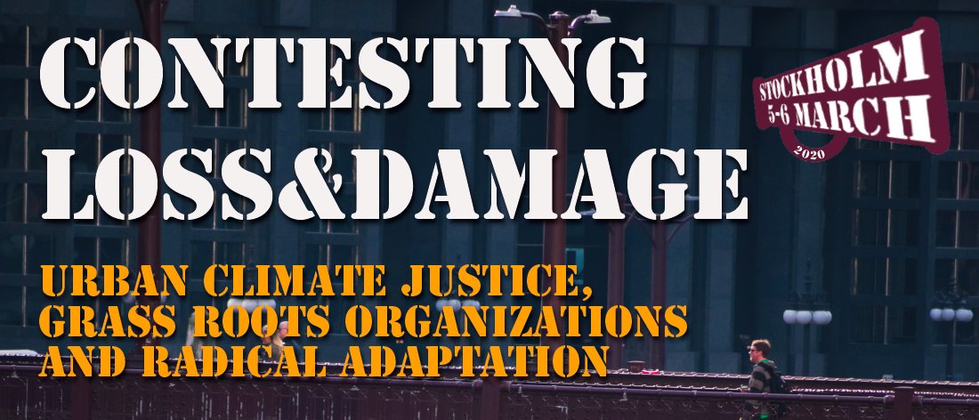 KTHEnvHumsLab's tweet photo. We are thrilled to welcome some of the most cutting-edge thinkers &amp; practitioners on #urbanclimatejustice #adaptation &amp; #lossanddamage this week in Stockholm for a workshop hosted by #OccupyClimateChange project! https://t.co/MTB2ggaFN2