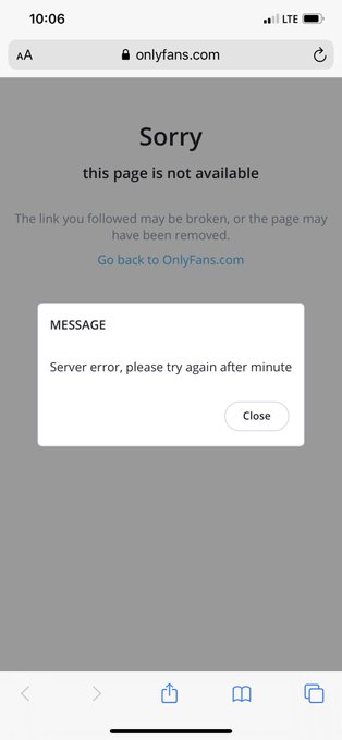 Ugh is anyone else’s only fans not working?! ? https://t.co/abRDB8ftDr