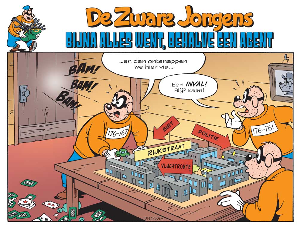 In de Donald Duck Politiespecial hebben wij een snood plannetje, maar helaas zit er een overijverige wijkagent in ons vaarwater...