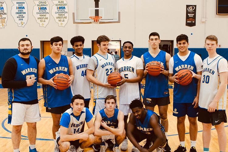 B1ueCrew's tweet photo. First playoff game for Boys Basketball TONIGHT @WTHS_Hoops 

🏀 @ 6 PM
🏀 @ HOME
🏀 VS #4 Libertyville
🏀 THEME: Blackout ⚫️⚫️

GET THERE #LoveDay 🖤 https://t.co/HkBLHVvdnY