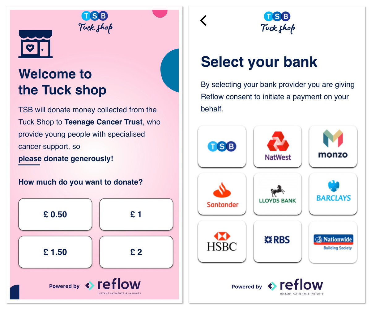 Jason_WB's tweet image. From today @TSB staff in London can pay for their afternoon chocolate snack using Open Banking. All proceeds go to @TeenageCancer. It’s been great to work with TSB Labs member @reflowzone on this awesome side project #openbanking