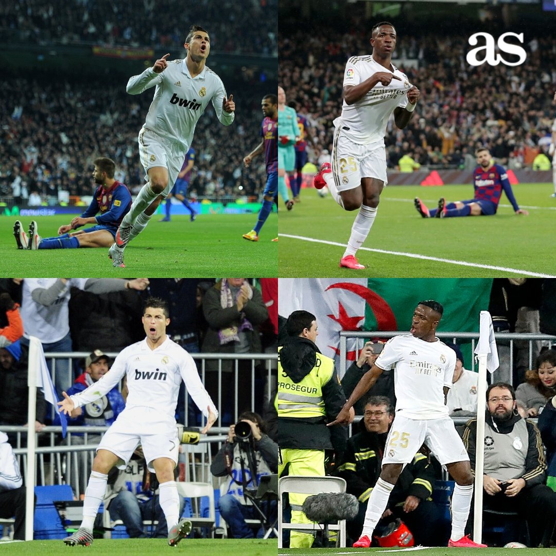 📷 El día que VInicius se disfrazó de Cristiano Ronaldo