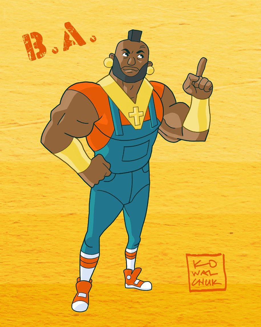 #babaracus #mrt from an #ateam #characterdesign set. More to come!

#cartoon #animation #illustration #characterdesign #clipstudiopaint #comicbook #commission #fanart