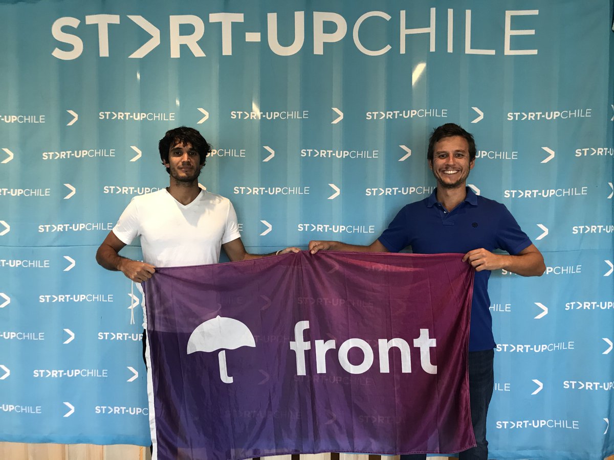 frontla1's tweet photo. Fabian Mealla y Alan Mac Carthy, fundadores de Front, trabajando junto a @startupchile día a día para educar financieramente y transformar la manera de ahorrar en Chile💸📲 https://t.co/GkeKpaHQ8D