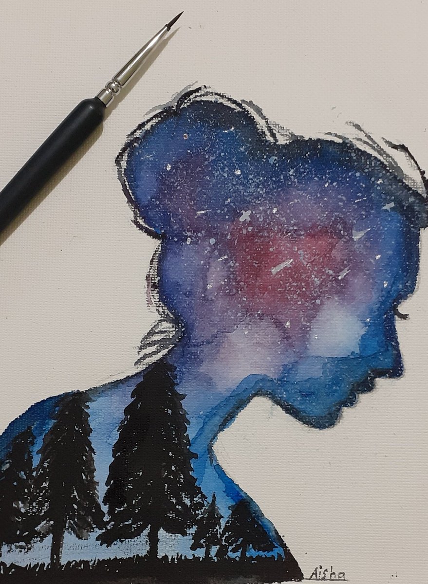 Aisha12098's tweet photo. #Watercolor #watercolorpainting #Artist #artwork https://t.co/m2LeyW2IQ9
