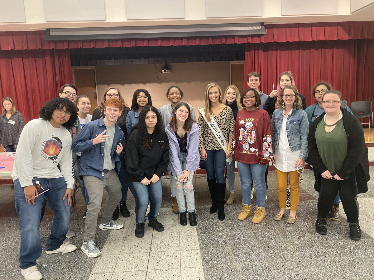 Some AP Bio students enjoyed chatting with Miss SC about when SHE was an AP Bio student! <a href="/Westside_A5/">Westside High School</a> <a href="/AndersonFive/">Anderson Five</a>