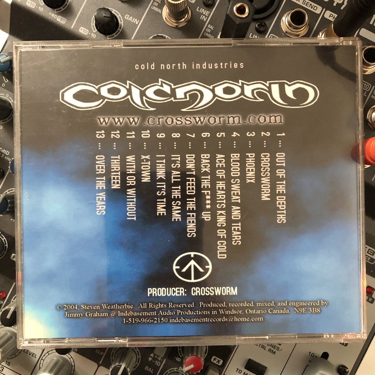 beneathdirt's tweet photo. 16 years ago today #Crossworm released “Phoenix”. He is a big inspiration of mine, and also a good friend. Can’t wait for his next album to drop 🔥🔥🔥 https://t.co/56E4B0XywI