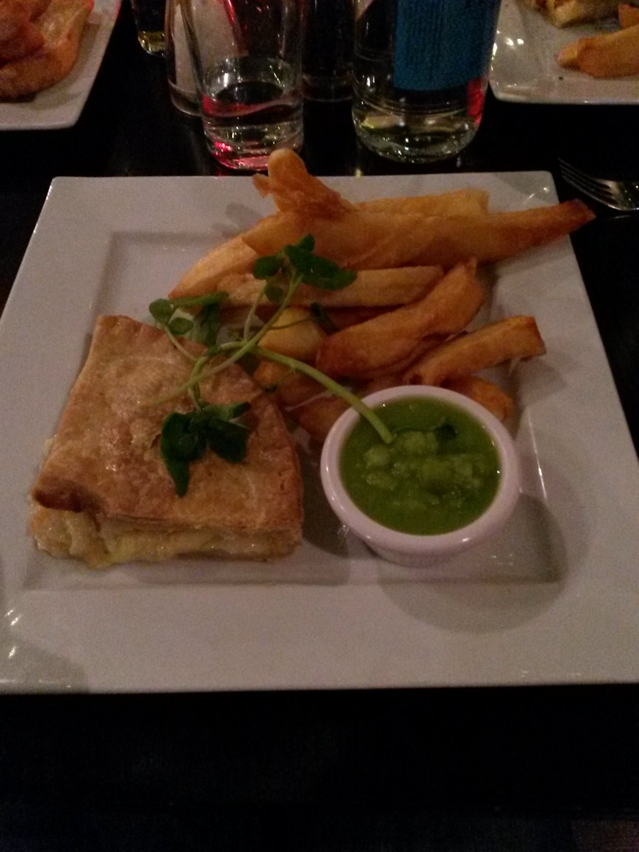 It's #NationalPieWeek. 

What's your favourite? 

I think I'd have to go for Cheese and Onion. 

This was a particularly good one from Annie's, Manchester.