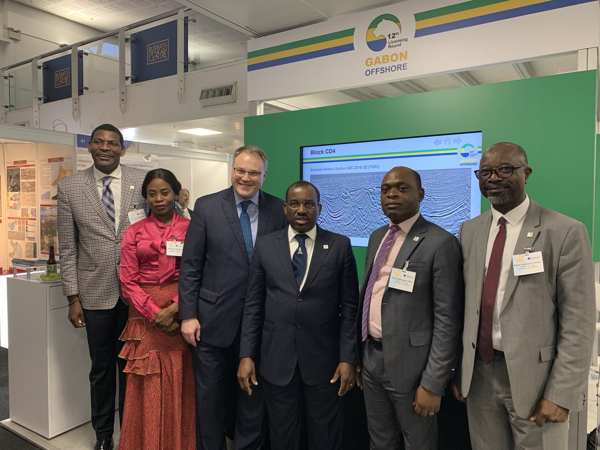 AAPG's tweet photo. RT DavidKCurtiss: His Excellency Vincent De Paul Massassa, the Minister of Oil, Gas, Hydrocarbons and Mines of Gabon is leading the delegation here at #APPEX2020 showcasing the opportunities in Gabon! https://t.co/psGbv1KOTe