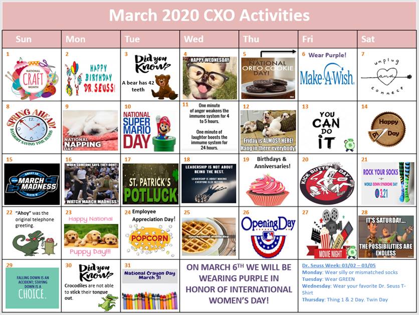 CSC_EPRC's tweet image. Here is what&apos;s happening in March in the El Paso CXO!