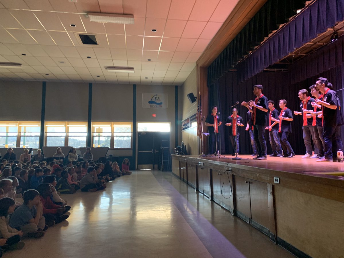 TimeCheck1's tweet photo. Happy #TimeCheckTuesday! A huge thank you to Pine Tree Elementary School in Monroe, NY for inviting us to work with grades 4 & 5 to help encourage the continuation of their music education. We had such an incredible time and we hope we inspired some future Time Checkers! https://t.co/6UM04x88Zs