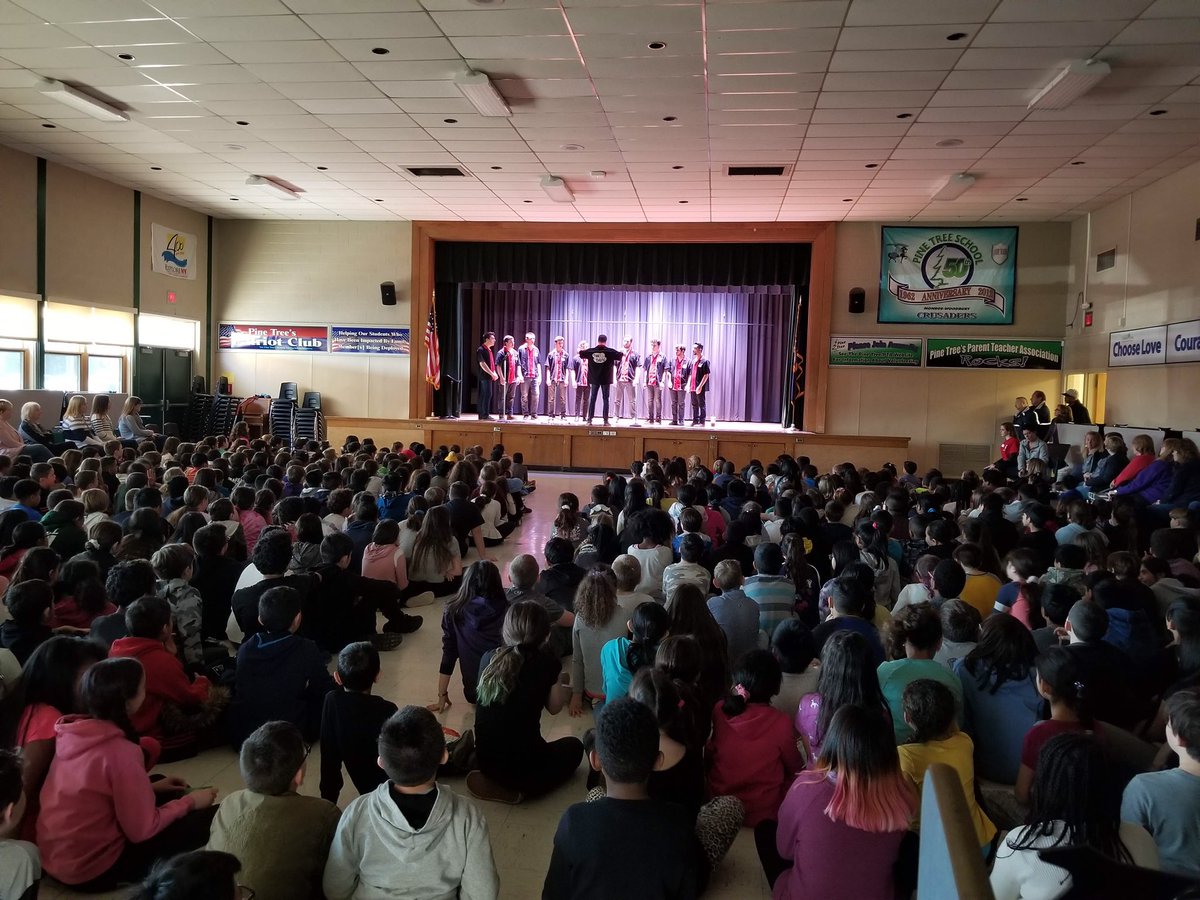 TimeCheck1's tweet photo. Happy #TimeCheckTuesday! A huge thank you to Pine Tree Elementary School in Monroe, NY for inviting us to work with grades 4 & 5 to help encourage the continuation of their music education. We had such an incredible time and we hope we inspired some future Time Checkers! https://t.co/6UM04x88Zs