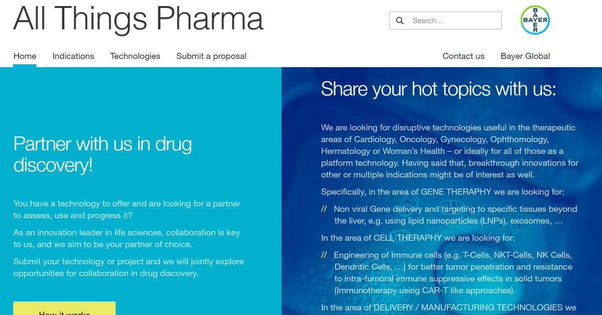 We are looking for collaboration partners in #BIOTECH breakthrough technologies, particularly for Cardiology, Oncology, Gynecology, or Ophthalmology. We can make #BETTER cell therapies and gene therapies #TOGETHER exchanging some #ATP in allthingspharma.com