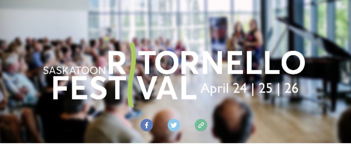 Ritornello 2020 is April 24-26! #markyourcalendars #ritornello2020 🎉 - mailchi.mp/dc595f38cfcc/2…