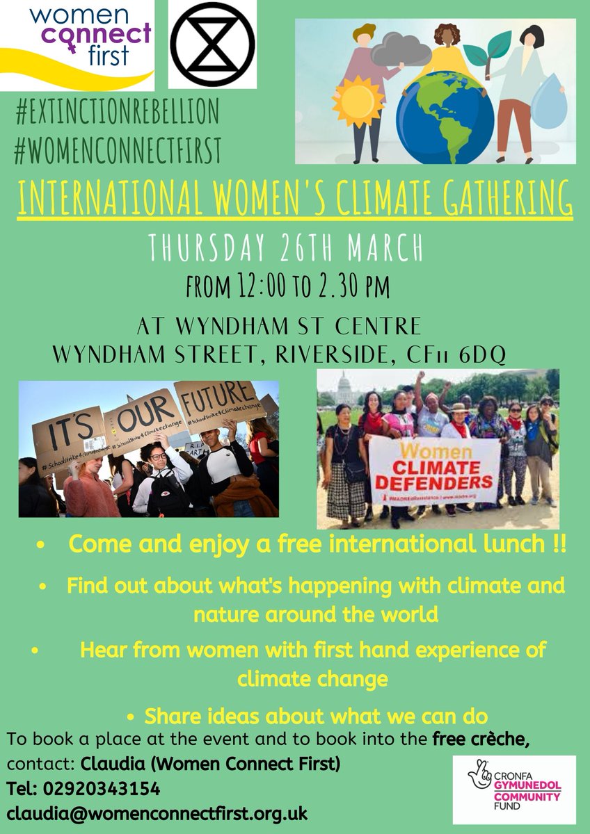 Women_CF's tweet photo. INTERNATIONAL WOMEN'S CLIMATE GATHERING
As part of International Women's Day Celebrations we have collaborated with @ExtinctionR to share experiences of women from diverse communities and part of the world about Climate change, its impact and what we can do collectively https://t.co/QYLVVp8WuK