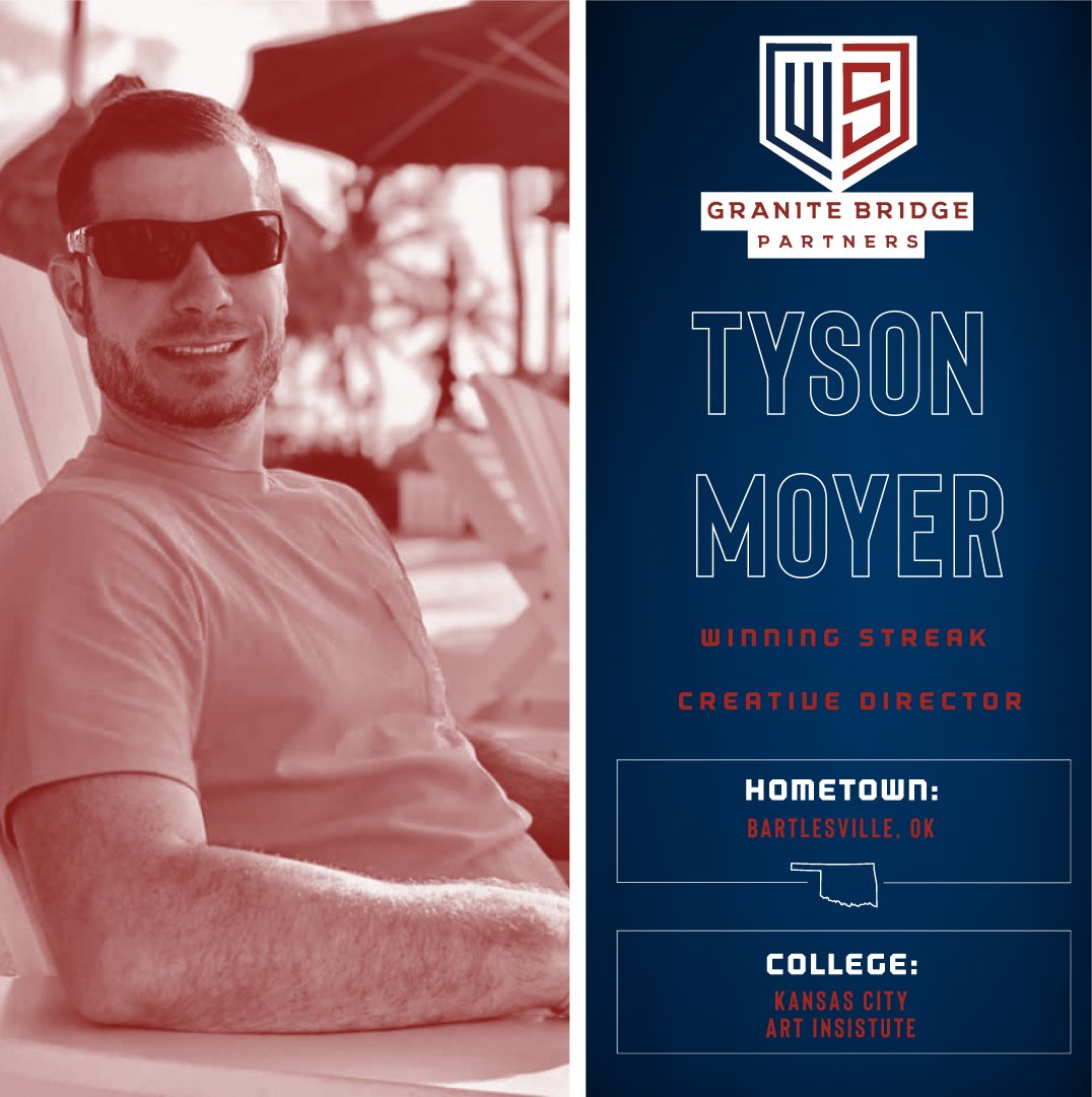 wssportsteam's tweet photo. We’re starting a new thing at Winning Streak Sports. Meet our Creative Director Tyson Moyer. Give us a like to show Tyson you like his designs. #WSSWednesday. https://t.co/BLfCpSJkja