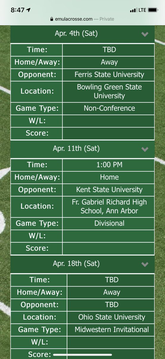 EMU Men's Lacrosse tweet media