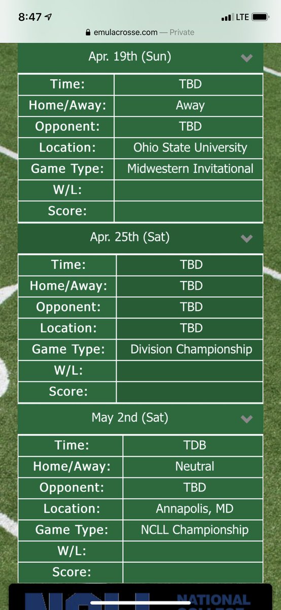 EMU Men's Lacrosse tweet media