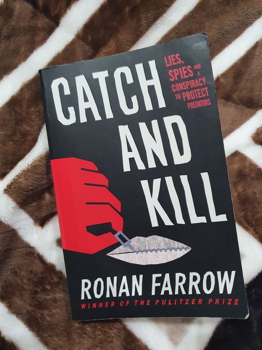 Book #5: What an unbelievable account of killing investigations into sexual harrassment cases against Harvey Weinstein and how a major network like NBC was involved. It's triggering but also important. Must commend  @ronanfarrow for the work done despite such strong pushback.