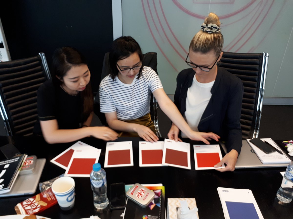 SCHAWK's tweet photo. .@Nestle recently joined the Schawk Sydney team for a workshop focusing on Print Quality Management and brand color management https://t.co/ApOlHf4GsH